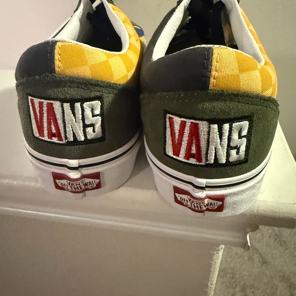 Men's Vans Classic Old Skool OTW Rally SZ 12 Checker Deep Green VN0A4BV5VZN - Picture 13 of 15